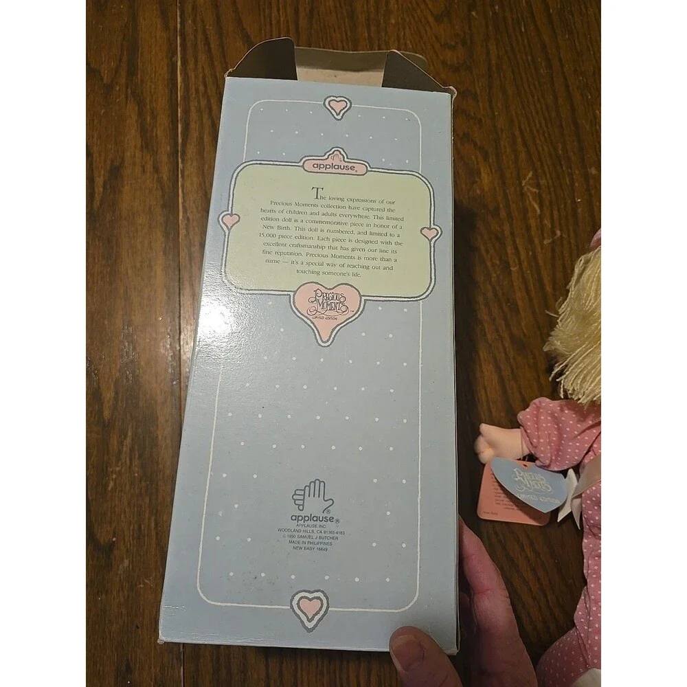Vintage 1990 PRECIOUS MOMENTS EASTER EDITION DOLL by Applause